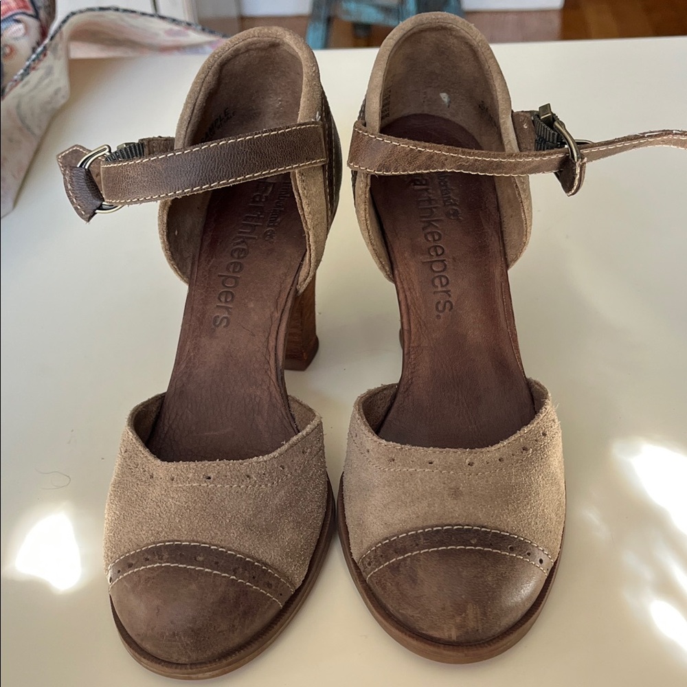 Timberland Women's Beige Suede Heels